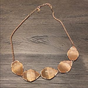 Kendra Scott rose gold necklace